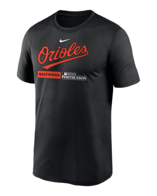 Baltimore Orioles 2023 MLB Postseason Flux Men's Nike Dri-FIT MLB  3/4-Sleeve Pullover Hoodie.