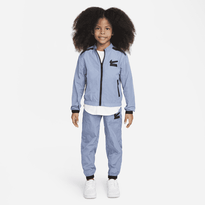 Conjunto de entrenamiento para niños talla pequeña Nike Sportswear Air