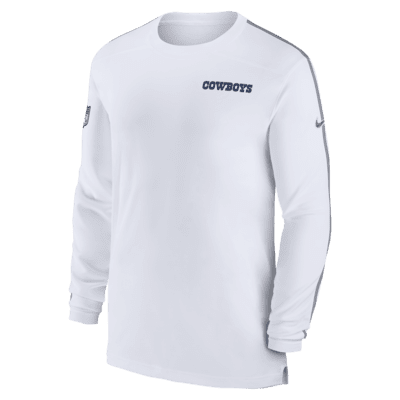 Dallas Cowboys Sideline Coach Men's Nike Dri-FIT NFL Long-Sleeve Top