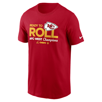 Kansas City Chiefs 2024 AFC West Champions Trophy Collection Men's Nike NFL T-Shirt