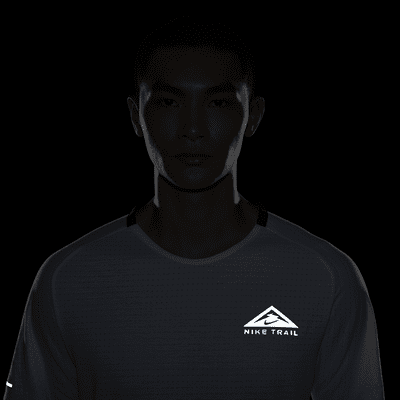 เสื้อวิ่งเทรลแขนสั้นผู้ชาย Nike Dri-FIT Trail Solar Chase