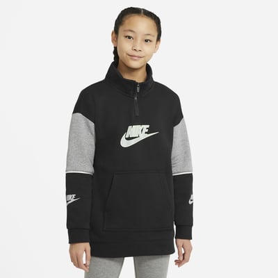Nike Sportswear Yarim Fermuarli Genc Cocuk Kiz Sweatshirt U Nike Tr