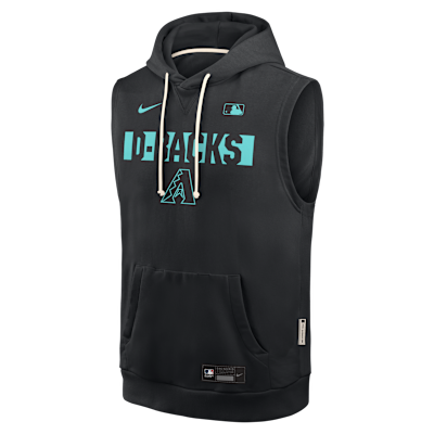 Arizona Diamondbacks Authentic Collection Standard Issue Men's Nike Dri-FIT MLB Sleeveless Pullover Hoodie from Nike - $90