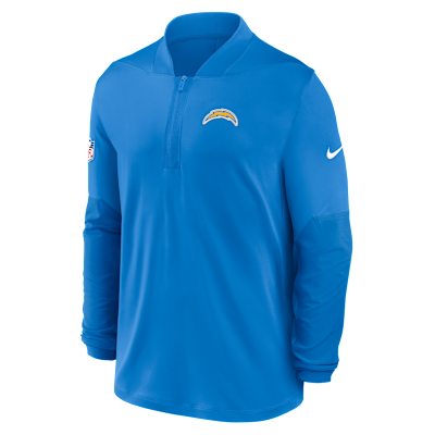 Los Angeles Chargers Feel The Pressure Men's Nike Dri-FIT NFL 1/2-Zip Top