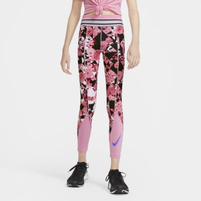nike training all over print tights
