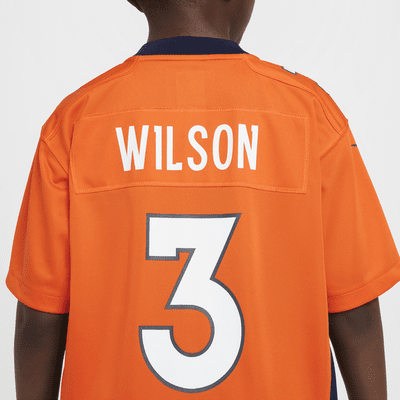 NFL Denver Broncos (Russell Wilson) American football-wedstrijdjersey voor kids