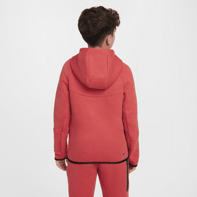 Hoodie com fecho completo Nike Sportswear Tech Fleece Júnior