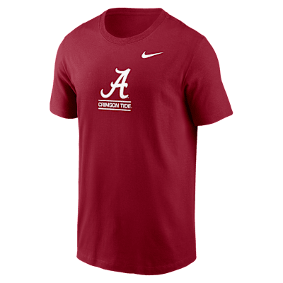 Playera universitaria Nike para hombre Alabama Crimson Tide