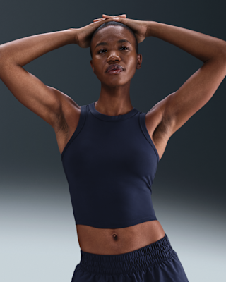 Женские  Nike One Fitted Dri-FIT Cropped Tank Top