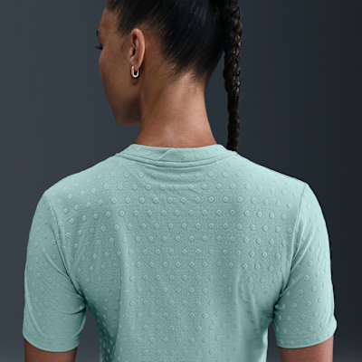 Nike Tour Women's Dri-FIT Short-Sleeve Blade Jacquard Golf Polo