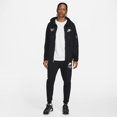 Nike Sportswear Sudadera con gorro de tejido Fleece de cierre completo para hombre