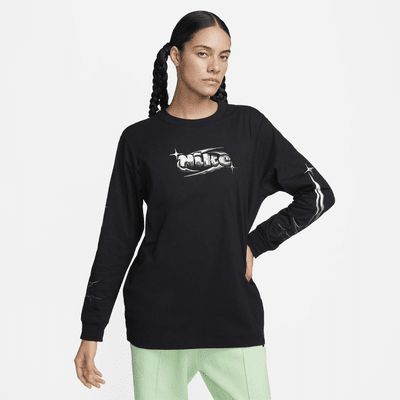Nike Sportswear Women's Long-Sleeve T-Shirt. Nike ID