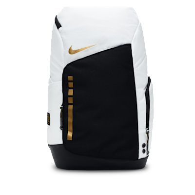 nike hoops elite pro backpack black and gold
