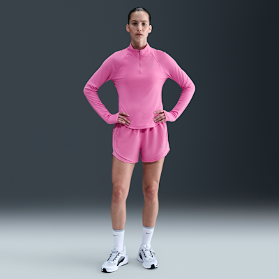 Dámský běžecký top Nike Tempo Swoosh Run Dri-FIT se čtvrtinovým zipem