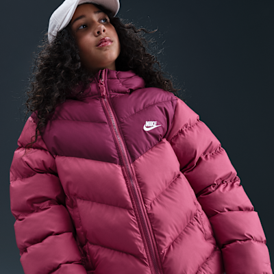 Chamarra acolchada Therma-FIT holgada para niños talla grande Nike Sportswear All Day Play