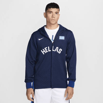 Greece Men's Nike Dri-FIT ADV Basketball Game Jacket