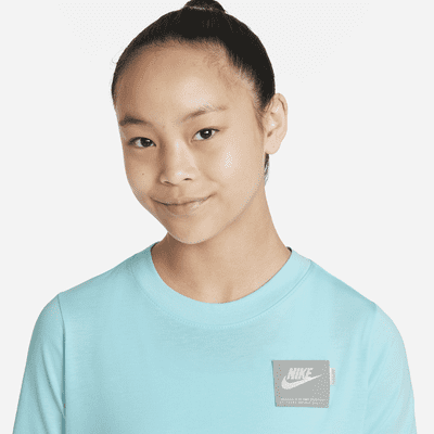 Playera de manga larga para niños grandes Nike Sportswear