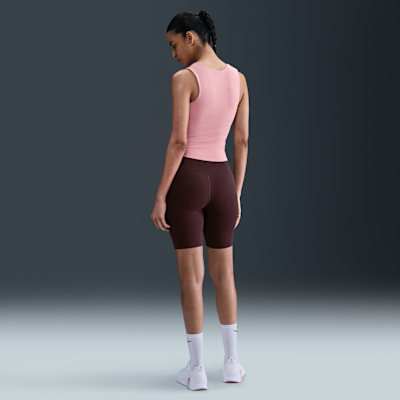 Dámské 20cm cyklistické kraťasy Nike Zenvy s vysokým pasem