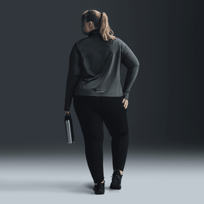 Löpartröja Nike Dri-FIT Swift Element UV med kvartslång dragkedja för kvinnor (Plus Size)