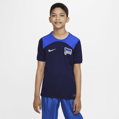 Camisola de futebol Nike Dri-FIT do equipamento alternativo Stadium Hertha BSC 2022/23 Júnior