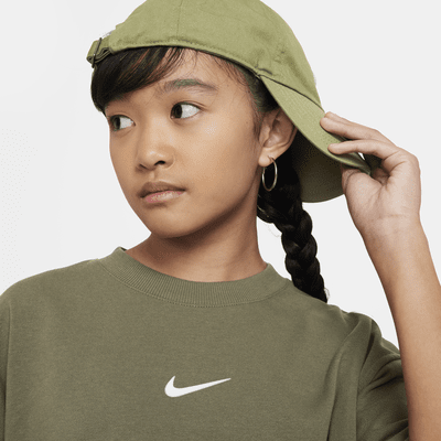 Nike Sportswear 大童 (女童) Dri-FIT 圓領運動衫