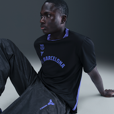 FCB Camiseta de baloncesto para entrenar de manga corta - Hombre