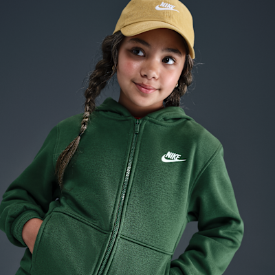 Nike Sportswear Club Fleece Big Kids' Full-Zip Hoodie