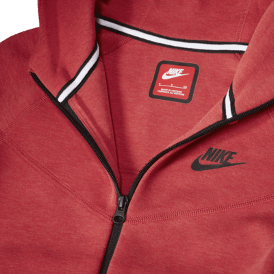 Hoodie com fecho completo Nike Sportswear Tech Fleece Júnior (Rapaz)