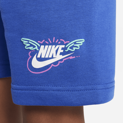 Nike Sportswear "Art of Play" French Terry Shorts Little Kids Shorts