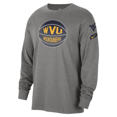 West Virginia Fast Break Men's Nike College Long-Sleeve T-Shirt