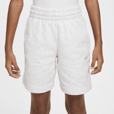 Shorts de French Terry para niños talla grande Nike Sportswear Club Fleece