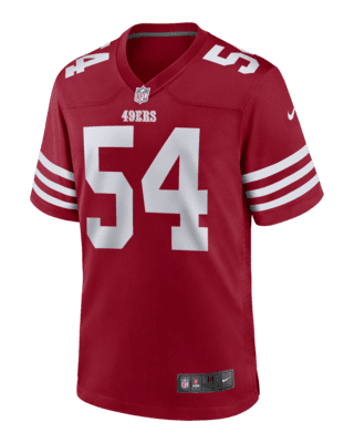 NFL San Francisco 49ers (Fred Warner) Men's Game Football Jersey. Nike.com