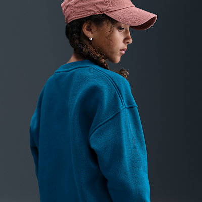 Sudadera oversized para niños talla grande Nike Sportswear Club Fleece
