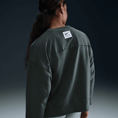 Nike Swoosh Fly Dri-FIT basketbalsweatshirt van sweatstof met ronde hals voor dames