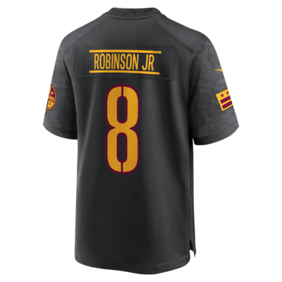 Jersey de fútbol americano Nike de la NFL Game para hombre Brian Robinson Jr. Washington Commanders