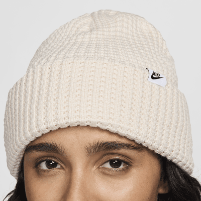 Nike Peak Strick-Beanie mit Waffelmuster