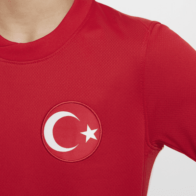 Türkei 2024/25 Stadium Away Nike Replica Fußballtrikot mit Dri-FIT-Technologie für ältere Kinder