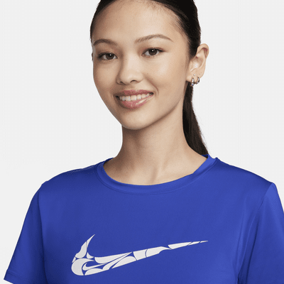 ナイキ ワン スウッシュ ウィメンズ Dri-FIT ショートスリーブ ランニングトップ