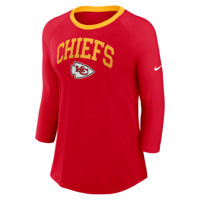 Kansas City Chiefs Women's Nike NFL 3/4-Sleeve T-Shirt