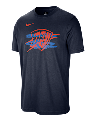 Мужская футболка Oklahoma City Thunder Courtside Nike NBA