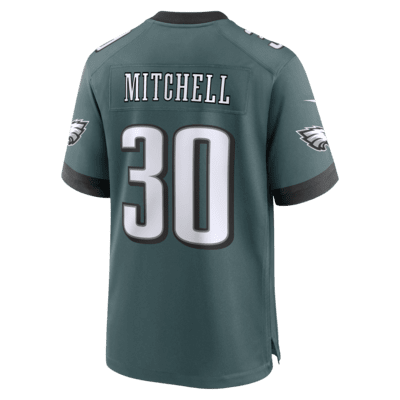 Quinyon Mitchell Philadelphia Eagles Men's Nike NFL Game Football Jersey