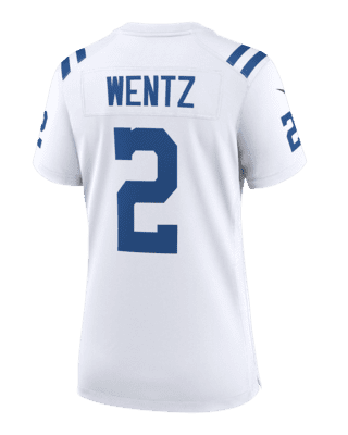 NFL Indianapolis Colts (Carson Wentz) Women's Game Football Jersey.