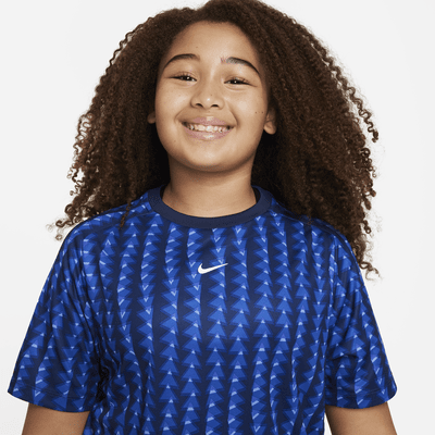Nike Dri-FIT Multi+ Big Kids' Short-Sleeve Training Top (Extended Size ...