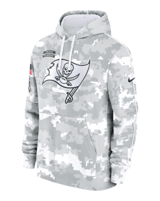 Мужское худи Tampa Bay Buccaneers Salute to Service Primary Edge Club Nike NFL Pullover Hoodie