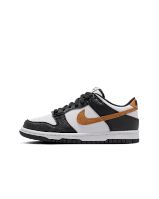 Nike Dunk Low sneaker Zwart/Wit/Deep Royal Blue/Flax