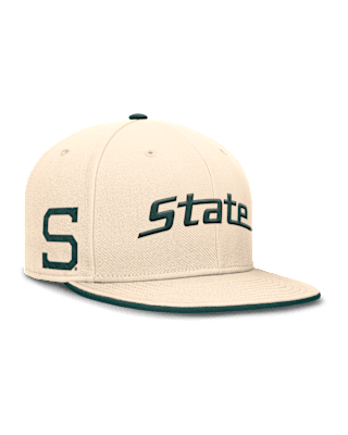 Мужская кепка Michigan State Spartans Primetime True Nike Dri-FIT College Fitted Hat