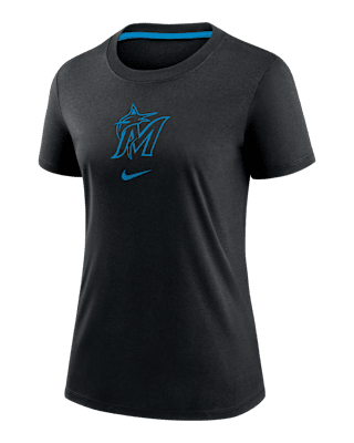 Женская футболка Miami Marlins Authentic Collection Early Work Nike MLB