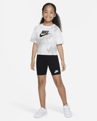 Shop Nike Sportwear Tape Kids Shorts Set Anthracite