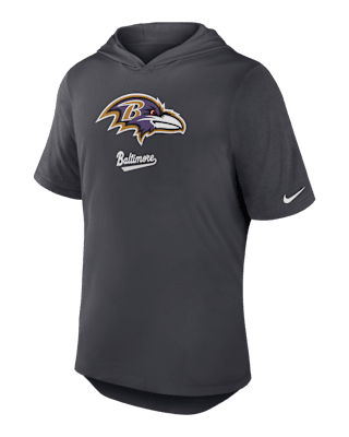 Мужская футболка Baltimore Ravens Nike Dri-FIT NFL Hooded