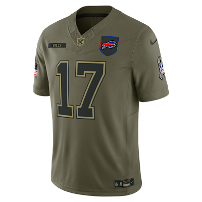Josh Allen Buffalo Bills Salute to Service Men's Nike Dri-FIT NFL Limited Jersey
